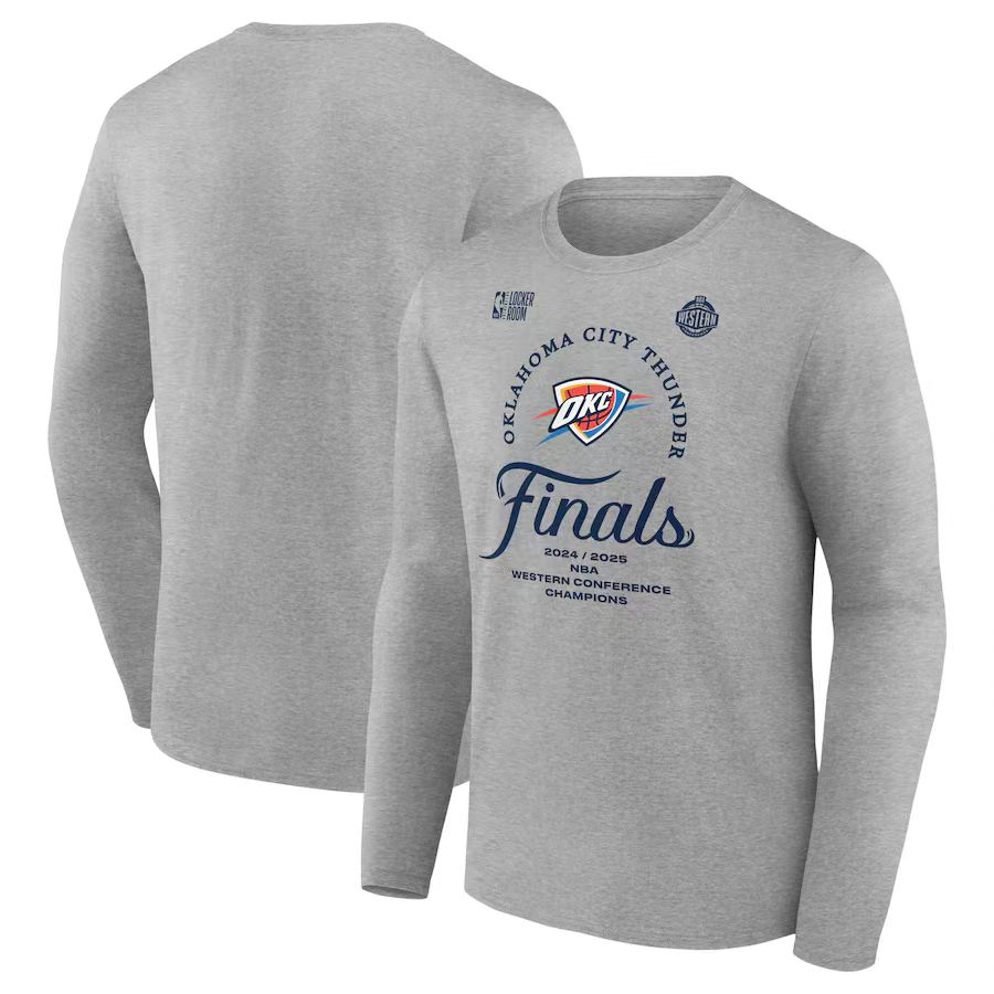 Men Oklahoma City Thunder  long T Shirt 2025 style